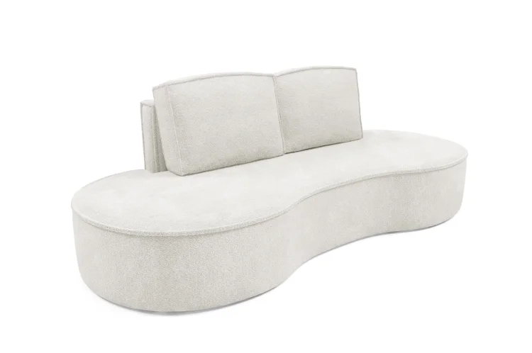 Sofa VELLA GERMAN – jasna, widok mebla na białym tle