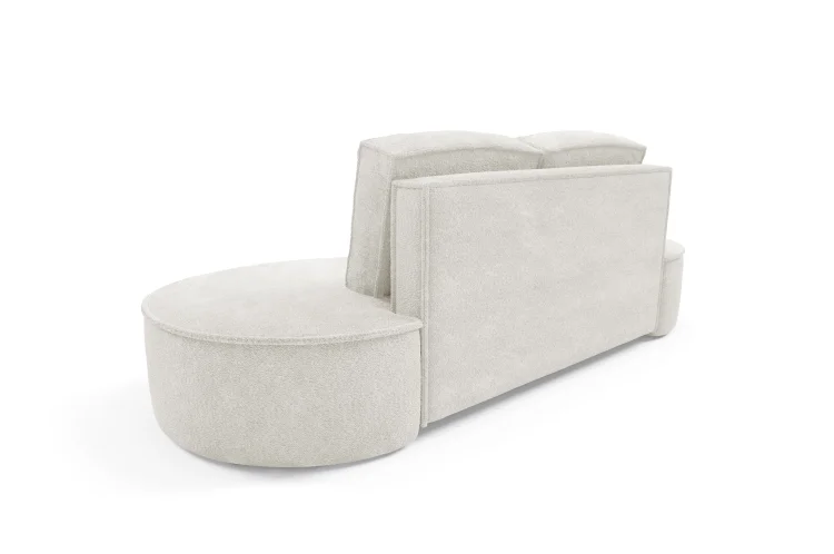 Sofa VELLA GERMAN – jasna, widok tapicerowanego tyłu