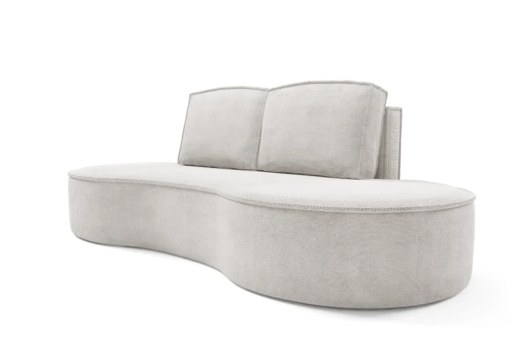 Sofa VELLA GERMAN – jasna, widok mebla na białym tle