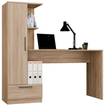 Zestaw Biurko + Regał COSMO DĄB SONOMA