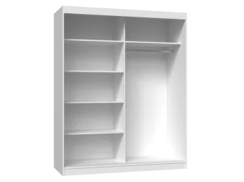 Szafa IGA 160 A/B ANTRACYT ARTISAN 1 x Lustro Do Sypialni Przedpokoju