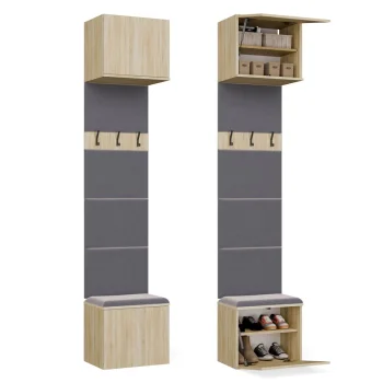 Garderoba Wieszak HAGA 1W DĄB SONOMA