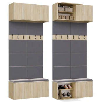 Garderoba Podwójny Wieszak HAGA II/2W DĄB SONOMA