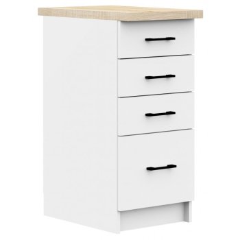 Szafka OLIWIA S40 SZ4 BIAŁA + BLAT