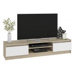 KOMODA RTV K160 CLP SONOMA / BIAŁY