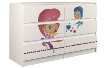 KOMODA DZIECIĘCA M6 120 - KSIĘŻNICZKI