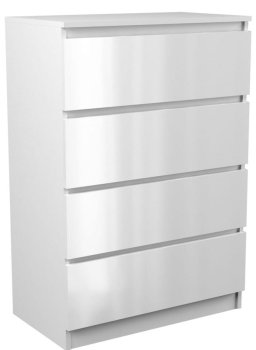 KOMODA MALWA M4 70 - BIEL POŁYSK