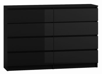 KOMODA MALWA M8 140 - CZARNY POŁYSK