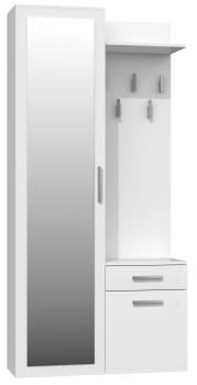 Garderoba DUO BIAŁY