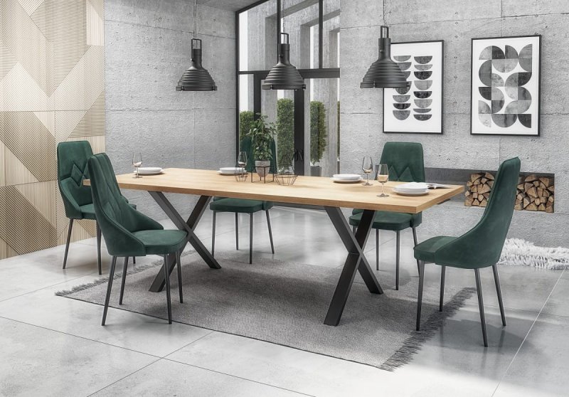 APEX 140x85 MDF + okleina naturalna kolor: dąb naturalny (2p=1szt)