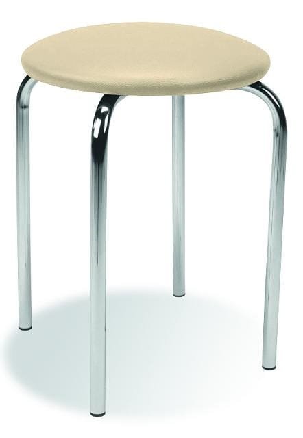 CHICO taboret st.chrom siedz.V18 (1p=1szt)