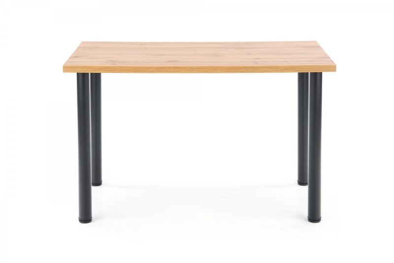 MODEX 2 120 stół kolor blat - dąb wotan, nogi - czarny (2p=1szt)
