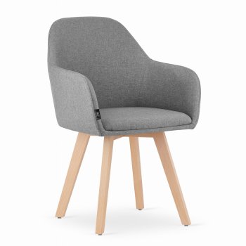 Krzesło FERMO - ciemnoszare x 2