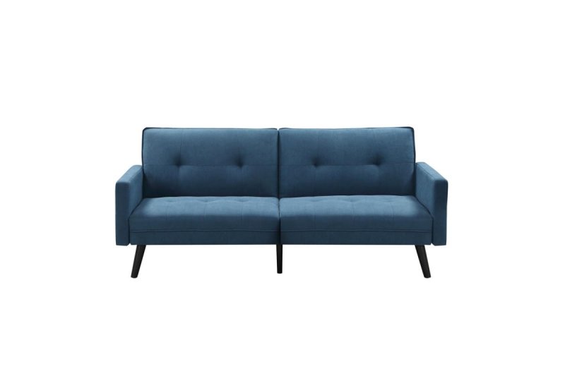 CORNER sofa rozkładana z funkcją narożnika niebieska (2p=1szt)