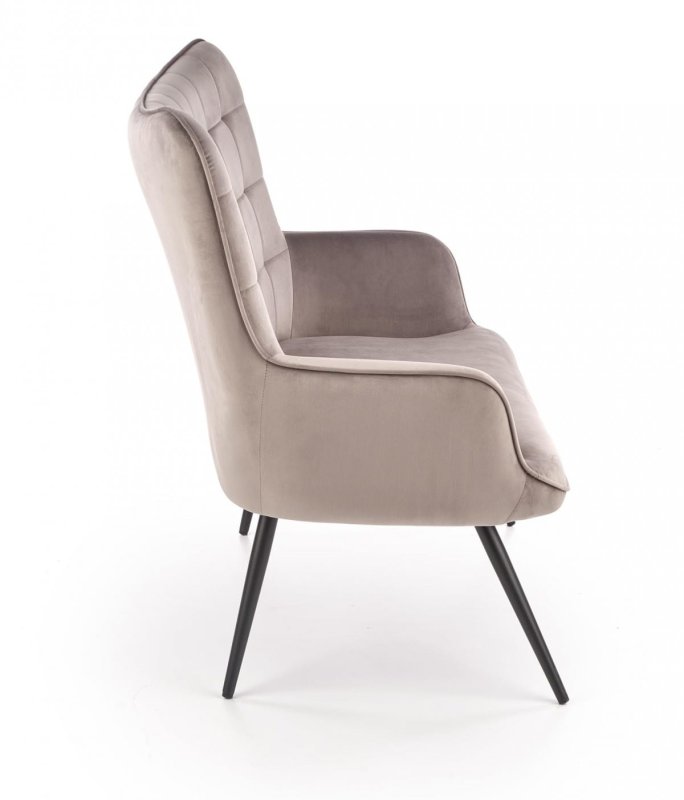 CASTEL XL sofa popielaty / czarny