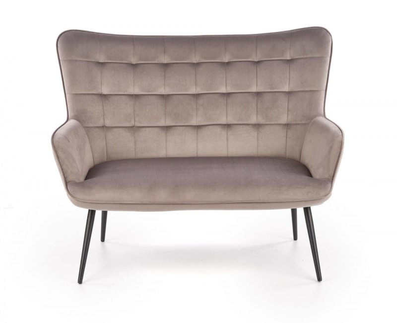 CASTEL XL sofa popielaty / czarny