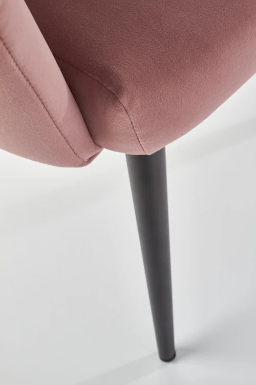 K410 krzesło różowy velvet (1p=1szt)