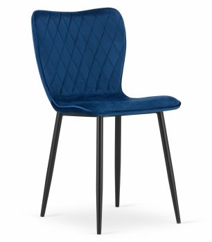 Krzesło FOX - granat aksamit x 4