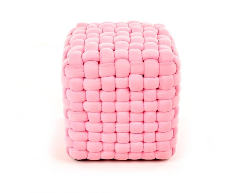RUBIK pufa jasny różowy (1p=1szt)