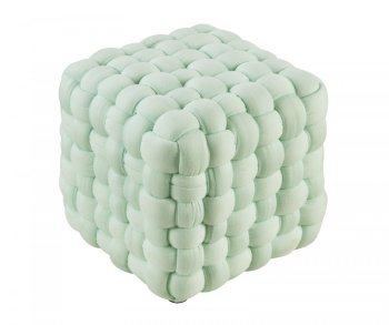 RUBIK pufa jasny zielony