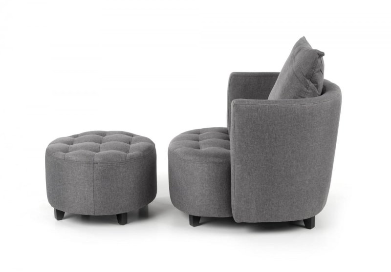 HAMPTON fotel popielaty (1p=1szt)