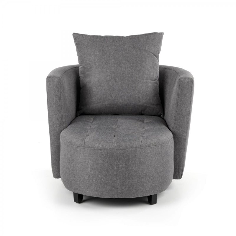 HAMPTON fotel popielaty (1p=1szt)
