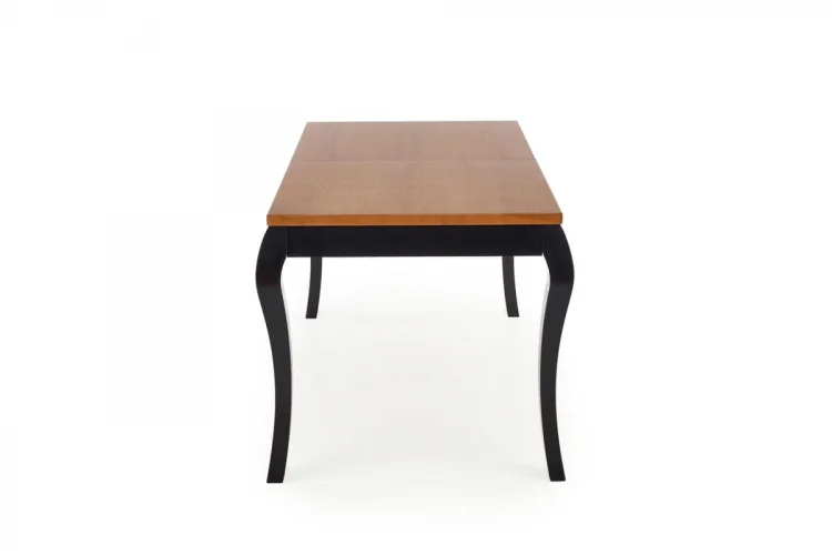 WINDSOR stół rozkładany 160-240x90x76 cm kolor ciemny dąb/czarny (2p=1szt)