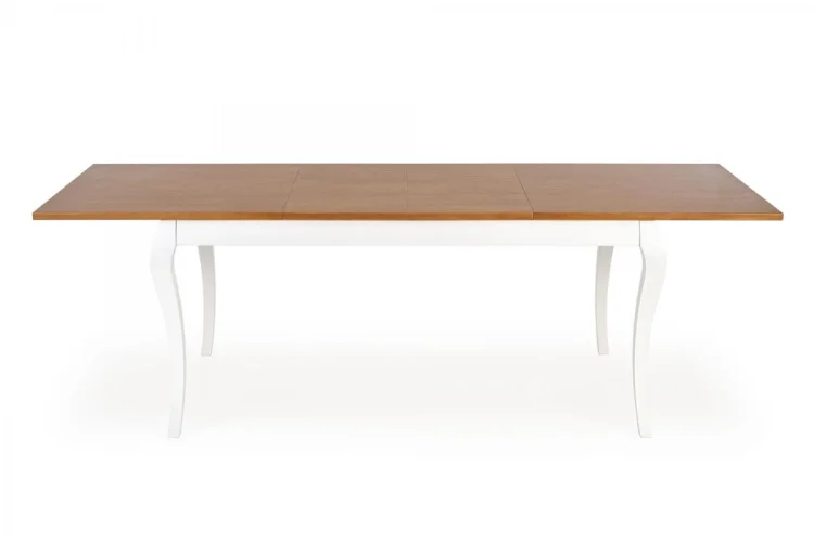 WINDSOR stół rozkładany 160-240x90x76 cm kolor ciemny dąb/biały (2p=1szt)