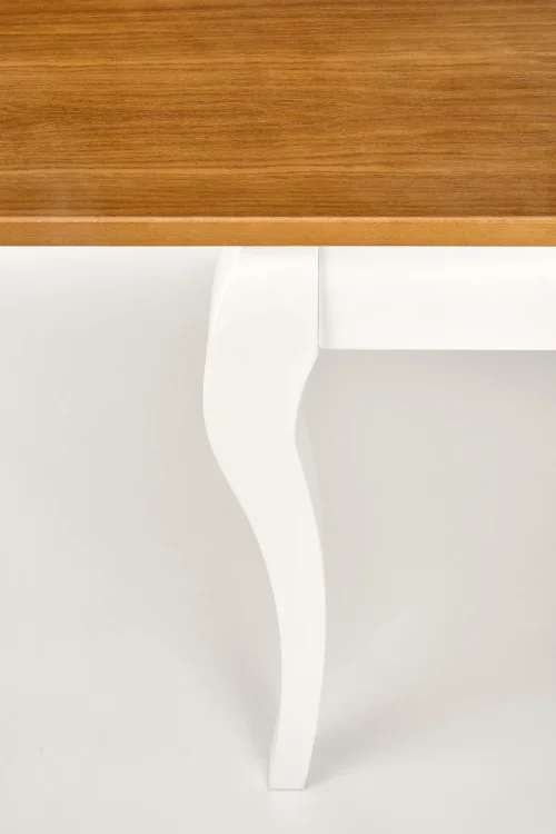 WINDSOR stół rozkładany 160-240x90x76 cm kolor ciemny dąb/biały (2p=1szt)