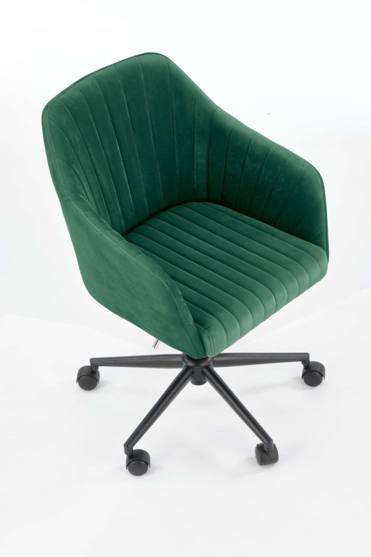 FRESCO fotel młodzieżowy ciemny zielony velvet (1p=1szt)