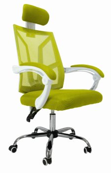FOTEL OBROTOWY KRZESŁO BIUROWE SCORPIO ZIELONY