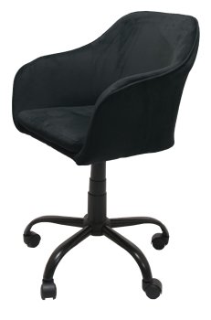 FOTEL OBROTOWY KRZESŁO MARLIN TKANINA CZARNY