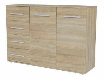 KOMODA TOLEDO 2D4S DĄB SONOMA 2 DRZWI 4 SZUFLADY