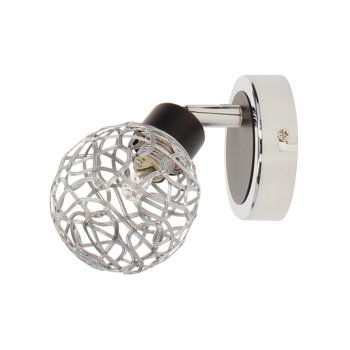 Virgo Kinkiet 1xG9 Max.40W Czarny/Chrom