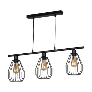 Vertigo Lampa Wisząca 3xE27 Max.25W v2 Czarny