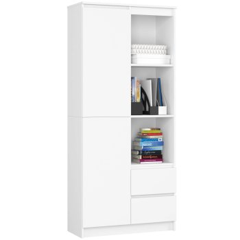 REGAŁ R11 R80 1D 2SZ CLP PK BIAŁY