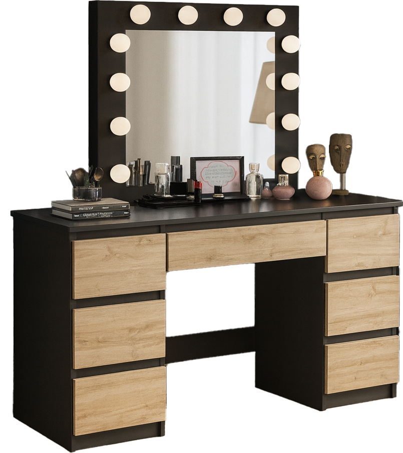 Zorganizuj swoją przestrzeń z toaletką BETI7 DĄB ARTISAN