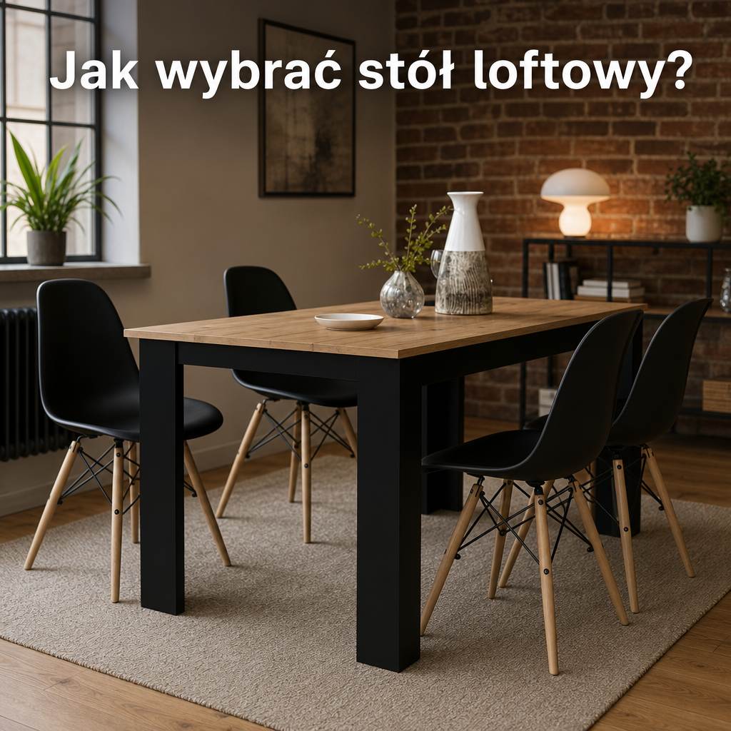 Jak wybrać stół loftowy do jadalni?