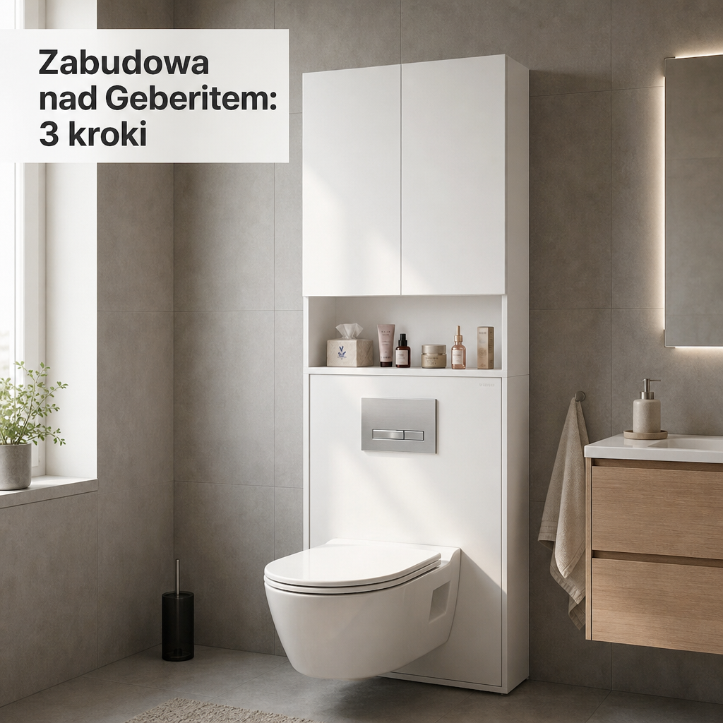 Zabudowa nad Geberitem: zamknięta czy z otwartą półką?